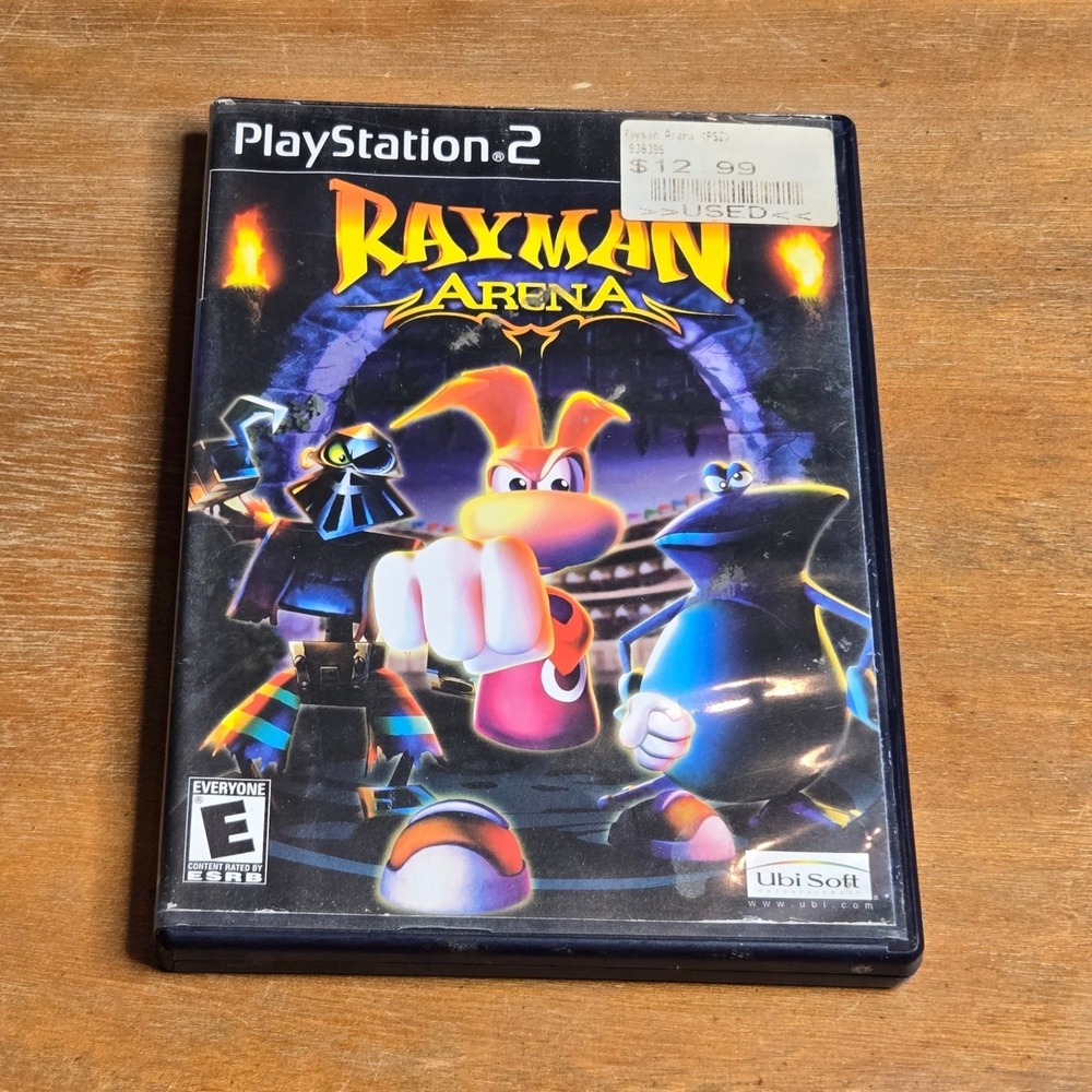 Ubi Soft Rayman Arena PS2 Sony PlayStation 2 Blue Manual Included‎